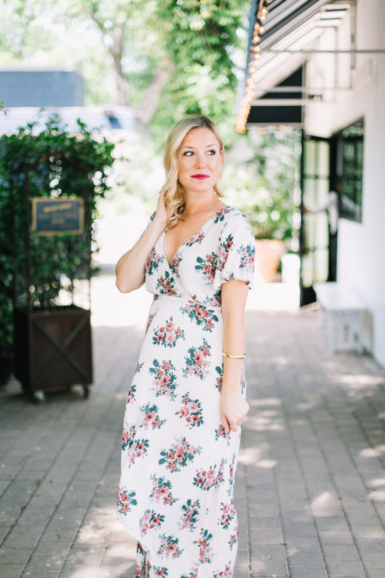 A Carefree Floral Maxi