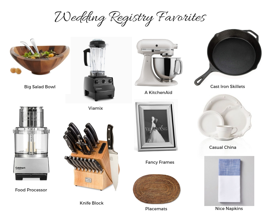 Must-Have Wedding Registry Items - Pretty Plates